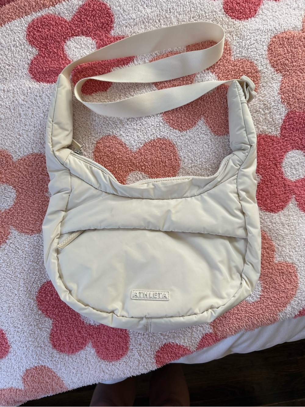 Athleta Off-White Crossbody Bag